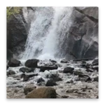 waterfall live wallpaper android application logo